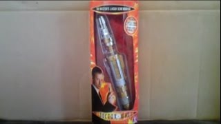 DOCTOR WHO The Masters Laser Screwdriver Toy Review  DarkLordSaxon [upl. by Ellimac]