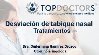 Desviación septal o desviación del tabique nasal ¿Cuál es su tratamiento [upl. by Rossen474]