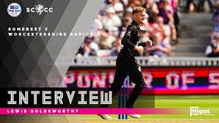 INTERVIEW Lewis Goldsworthy reacts to Somerset win [upl. by Yror]