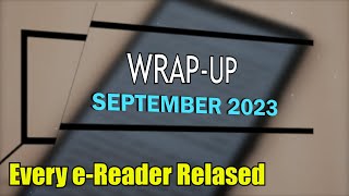 Every eReader Released in Sept 2023  Onyx Palma amp Bigme [upl. by Nai]