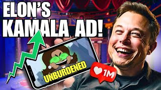 Elon Musk BREAKS Internet AGAIN With Kamala Ad [upl. by Adnaloy]