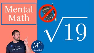 How to Calculate Square Roots without a Calculator  Mental Minute Math [upl. by Zemaj]