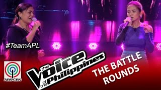 The Voice of the Philippines Battle Round quotKung Akoy Iiwan Moquot by Arnee Hidalgo and Janet Cadayona [upl. by Cida]