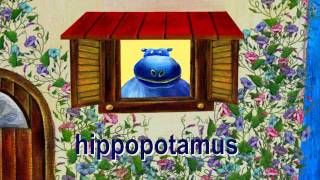 Learn the ABCs in LowerCase quothquot is for hippo and house [upl. by Ynnattirb]