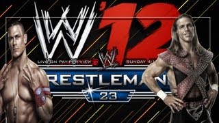 WWE Wrestlemania 23  Shawn Michaels vs John Cena WWE 12 Simulation [upl. by Solon]