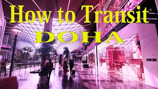 【Airport Tour】2023 How to Transit at Qatar Doha Hamad International Airport [upl. by Ecnerrat777]