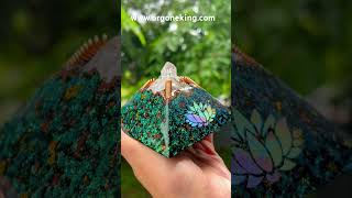 Crystal Healing Orgonite Pyramid orgone orgonite orgonitepyramid orgonit orgoneenergy crystal [upl. by Nollat]