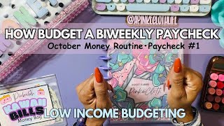 HOW TO BUDGET your BIWEEKLY PAYCHECK  BEGINNER GUIDE  Money Routine  CASH STUFFING  LOW INCOME [upl. by Daggett]