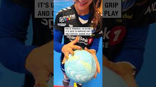 The perfect amount of handball glue 👌 🎥 ttporshandballdamer [upl. by Ja]