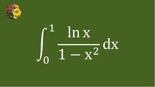 Evaluating the definite integral using infinite series and Riemann zeta function [upl. by Stanzel]