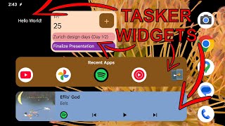 Tasker  Widgets v2  Totally Customizable Widgets on Your Home Screen [upl. by Soalokcin]