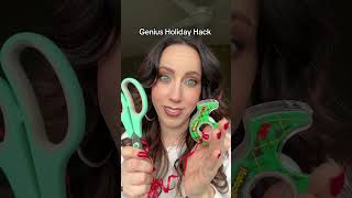 Genius Holiday Hack 😂christmas holidayhack christmasgift wrapping wrappinggifts funny [upl. by Morganica147]