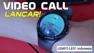 Smartwatch TERLALU Canggih LEMFO LES1 Indonesia Unboxing dan Review [upl. by Nylednarb362]