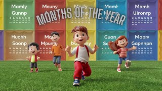 Learning the Months of the Year  Fun and Educational Kids Songquot [upl. by Kred]