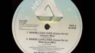 Alison Limerick  Where Love Lives [upl. by Raynell]