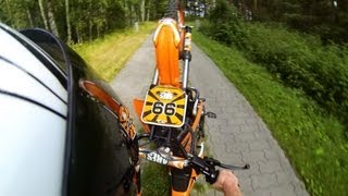 Offroad fun with FAIL  125ccm Ares Pit Bike  Motocross 1080p [upl. by Kuo63]