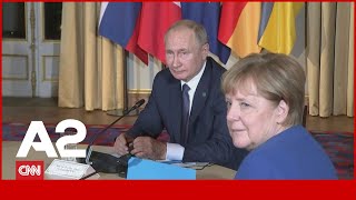 “Rikthehet” Merkel Të ndalojmë luftën bërthamore RusiSHBA [upl. by Leeban392]