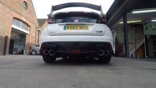 Martelius exhaust system on Honda Civic Type R [upl. by Aikemaj]