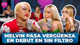 MELVIN TV PASA VERGÜENZA Y SE METE AL MEDIO SOLITO EN DEBUT EN SIN FILTRO [upl. by Siuol339]