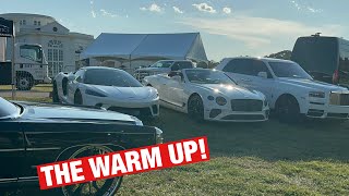 RAN INTO NBA YOUNGBOY CARS AT RICK ROSS MANSION DROPPING MY DEMON OFF CAR SHOW WARM UP [upl. by Anelaf]