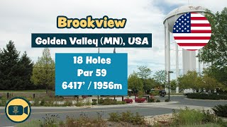 Brookview Golden Valley MN USA  Disc Golf Course Preview [upl. by Roselani373]