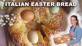 The BEST Italian Easter Sweet Bread  Quick And Easy Recipe [upl. by Georglana]