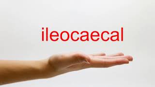 How to Pronounce ileocaecal  American English [upl. by Jadd]