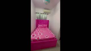 A furnished room available for rent in a 3bedroom apartment  peaceville estate Idado Rent 750k [upl. by Robinetta]