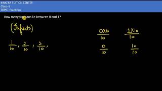 2 How many fractions lie between 0 and 1 [upl. by Tdnerb]