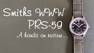 Smiths Timefactors WWW PRS59 Dirty Dozen handwinding watch  hands on review [upl. by Llechtim]