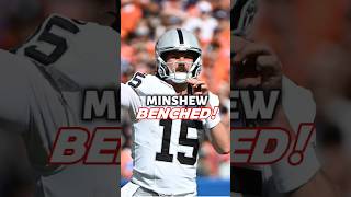 Minshew BENCHED  Instant Reaction To Gardner Minshew’s Interception nfl shorts [upl. by Myrlene]