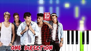 One Direction  Happily  Piano Tutorial [upl. by Aneeb]