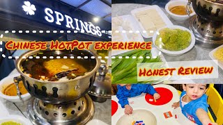 Honest Review and Experience of Spring Chinese HotPot  Karachi  ChineseHotPot [upl. by Hairahs974]