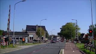 Spoorwegovergang Stadskanaal  Dutch railroad crossing  Stadskanaal Onder Stoom 2024 [upl. by Kobi]