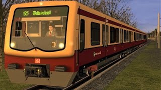 S25 nach Teltow Stadt Berliner SBahn Führerstandsmitfahrt Train Simulator 2017 [upl. by Ailssa]