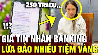 Đi mua vàng cô gái giả tin nhắn CHUYỂN KHOẢN rồi hack luôn vàng của chủ tiệm MANG VỀ  Tin 3 Phút [upl. by Aubine736]