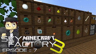 SKY FACTORY 3  BEGINNER STORAGE SYSTEM  Episode 7 MINECRAFT MODDED SKYBLOCK [upl. by Aurie]