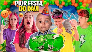 FIZEMOS O PIOR ANIVERSÁRIO PRO DAVI ele chorou [upl. by Ahsas230]