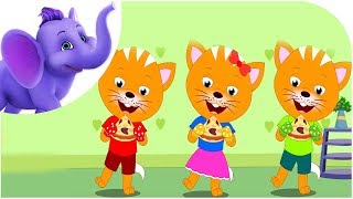 Three Little Kittens  Nursery Rhyme with Karaoke [upl. by Morey]