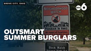 Outsmarting summer burglars Grove Citys home check program keeps crooks guessing [upl. by Secilu]