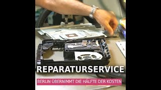 Reparieren statt Wegwerfen – Berlin startet mit dem Reparaturbonus [upl. by Nettle257]