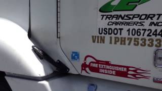 Autopage 350 alarm Install on Freightliner [upl. by Sevein]