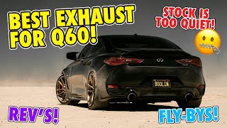 Q60 Borla Catback Walkthrough Best exhaust [upl. by Ylrebmyk]