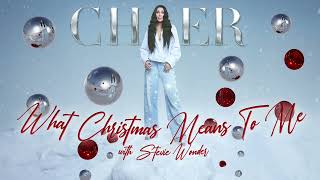 Cher  What Christmas Means to Me with Stevie Wonder Official Audio [upl. by Zaccaria826]