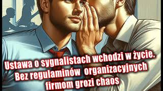 Ustawa o sygnalistach wchodzi w życie Uroczyście donoszę [upl. by Dnomed468]