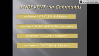 Autosys Sendevent Commands  Class 3 [upl. by Diamond177]