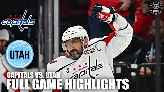 Washington Capitals vs Utah Hockey Club  Full Game Highlights  ESPN NHL [upl. by Trista548]