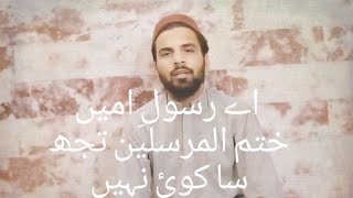 Ay rasool e Ameen khatam mu mursaleen Tujh da koi nahiMuhammad shoaib Asghar [upl. by Essilrahc]