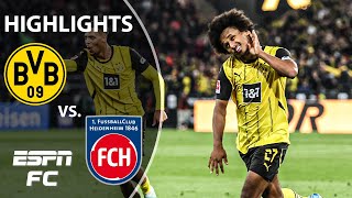 LATE HANDBALL 🧤 Borussia Dortmund vs Heidenheim  Bundesliga Highlights  ESPN FC [upl. by Tiffa]