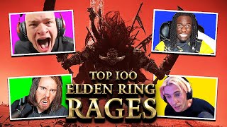 TOP 100 Elden Ring DLC RAGE MOMENTS [upl. by Boccaj]